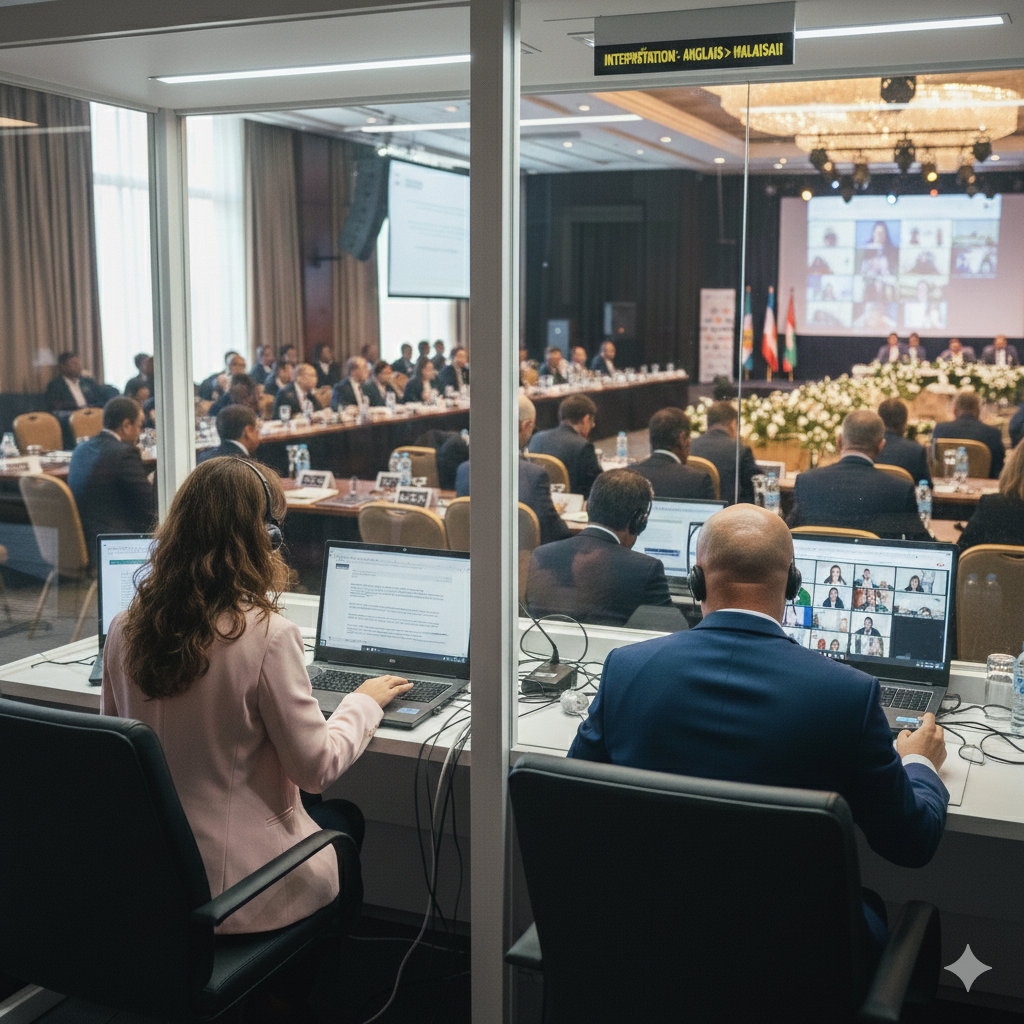 Plateformes & Équipements pour l'Interprétation en Ligne et les Événements Hybrides